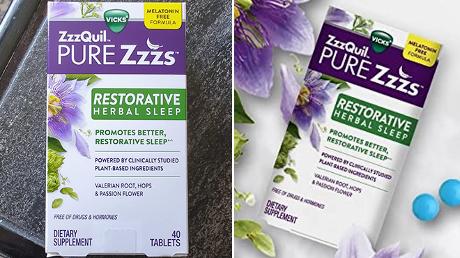 ZzzQuil Restorative Herbal Sleep Tablets 60 Count