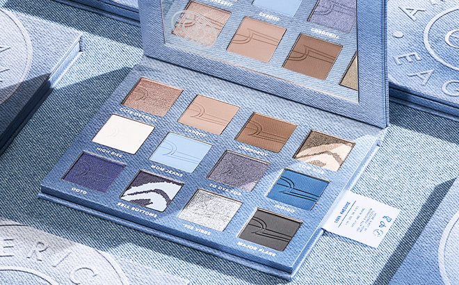 e l f x American Eagle Denim Daze Eyeshadow Palette