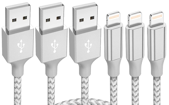 iPhone Charger 3 pack 10FT Long Lightning Cable