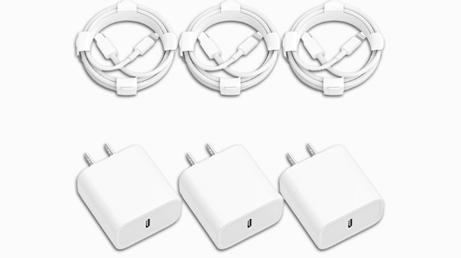 iPhone Fast Charger 3 Pack