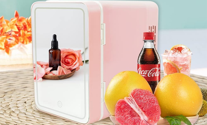 4 Liter Portable Mini Fridge for Makeup Skincare Snacks More