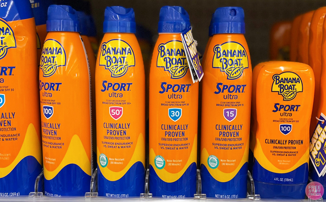 Banana Boat Sunscreen $6 Each | Free Stuff Finder