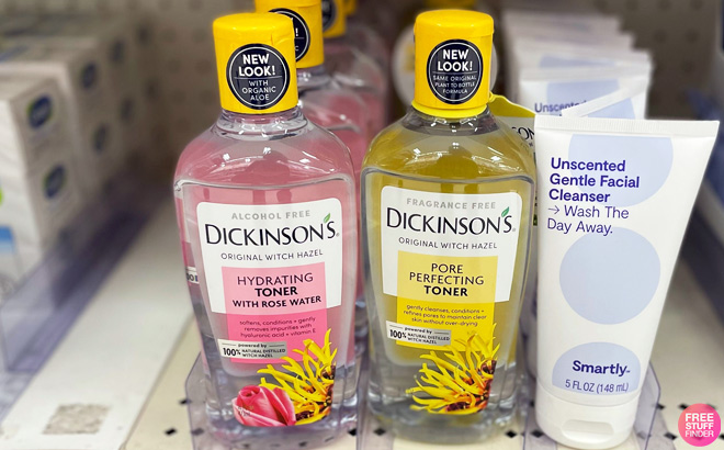 Dickinsons With Hazel Pore Toners