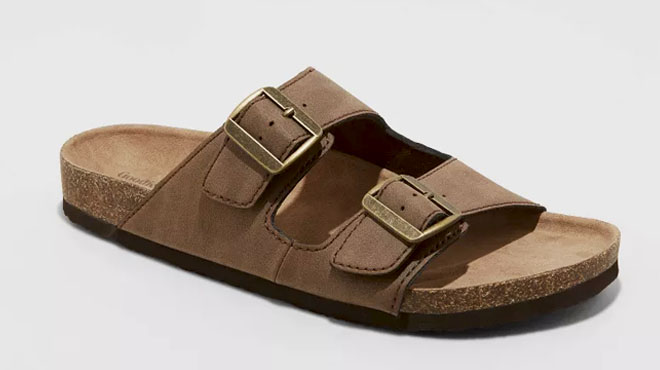 Goodfellow Co Mens Ashwin Two Band Footbed Sandals Copy
