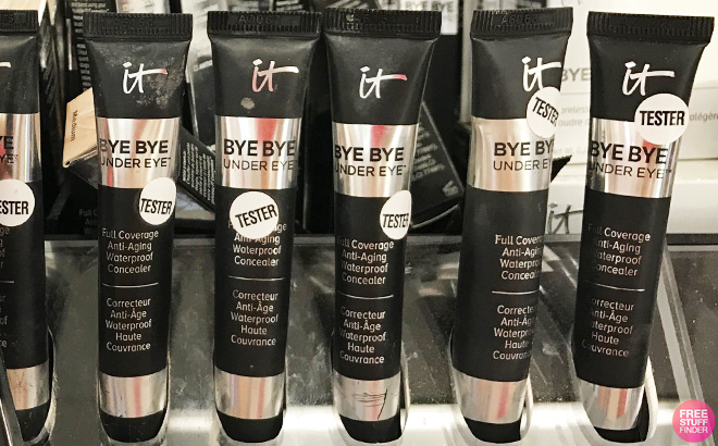 IT Cosmetics Bye Bye Under Eye Full Coverage Anti Aging Waterproof Concealer on a Store Shelf