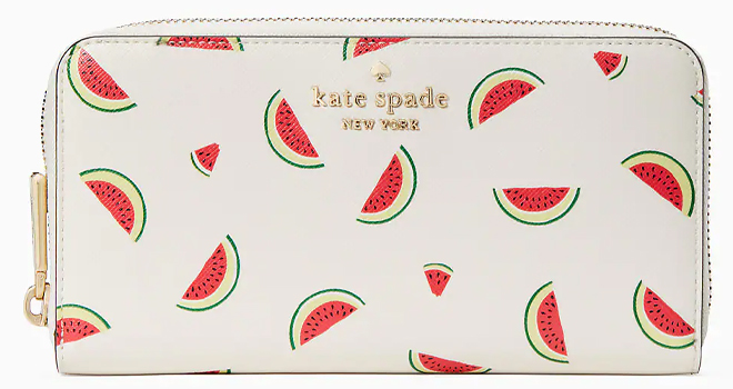 Kate Spade Staci Watermelon Party Large Continental Wallet