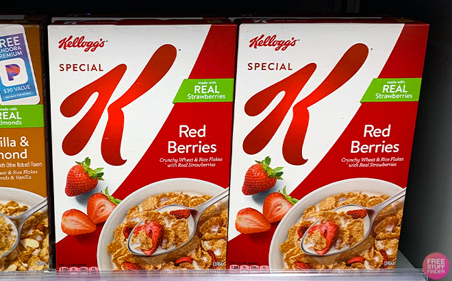 Kelloggs Special K Cereal on shelf