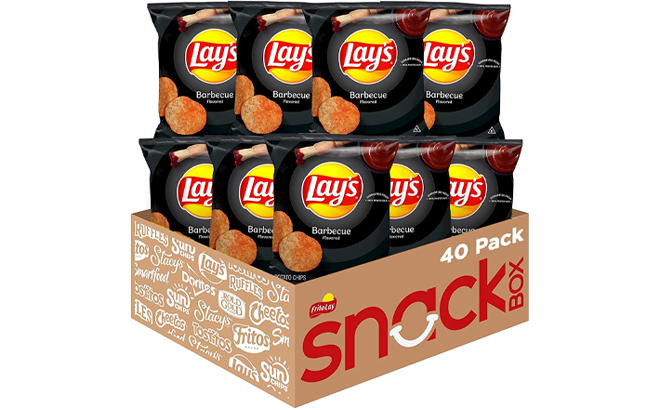 Lays Barbecue Potato Chips 40 Count Pack