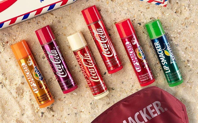 Lip Smacker Coca Cola Flavored Lip Balm 8 Count