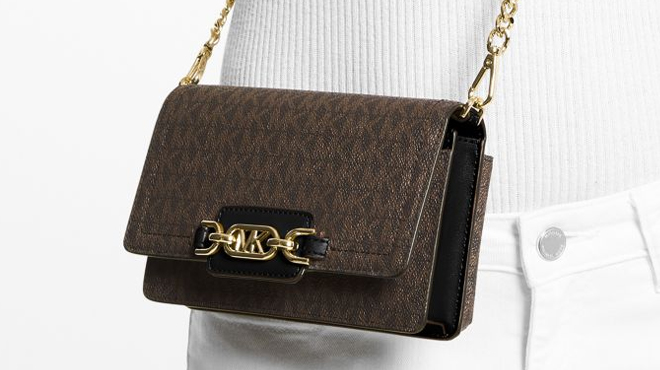 Michael Kors Heather Extra Small Logo Crossbody Bag