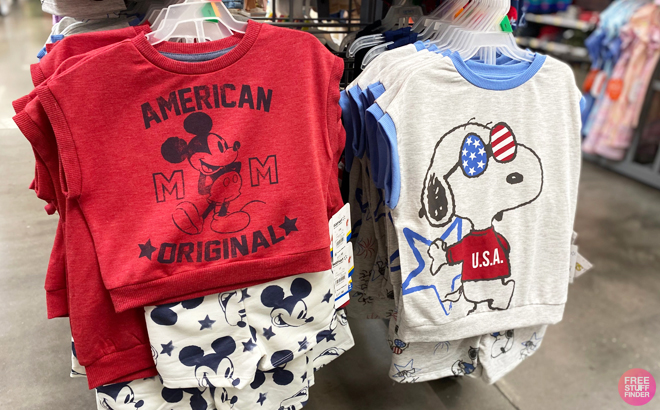 Mickey Mouse Toddler Boy Americana T Shirt and Shorts Set