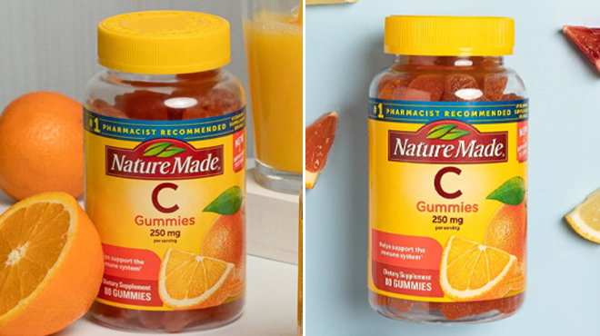 Nature Made Vitamin C 250 mg Gummies 80 Counts