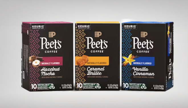 Peets Flavored K Cup Pods Bundle