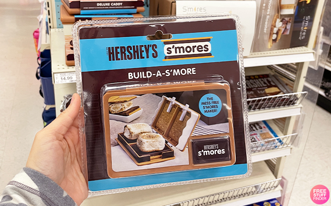 Person Holding Hersheys Build A Smore at Target