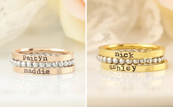 Personalized Minimalist Rings