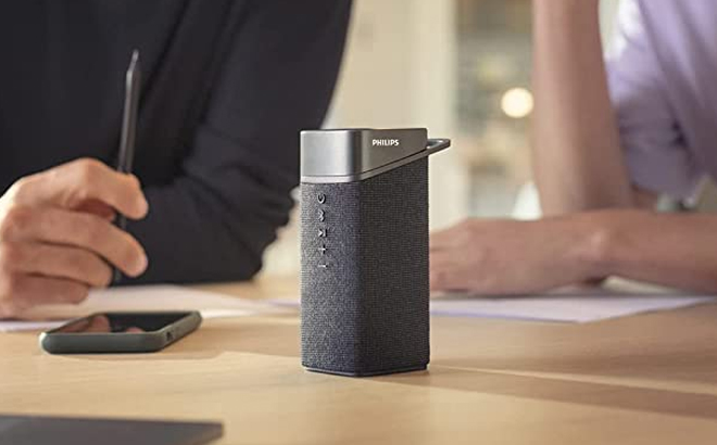 Philips S3505 Wireless Bluetooth Speaker on a Table