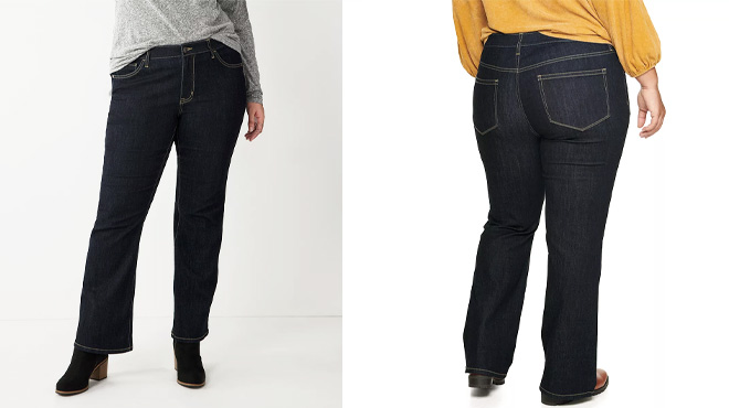 Plus Size Sonoma Goods For Life Premium Bootcut Jeans