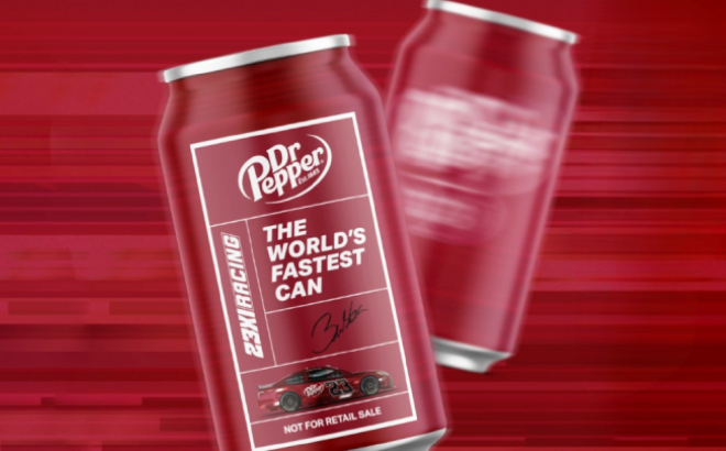 Signed Dr Pepper x 23XI Worlds Fastest Can