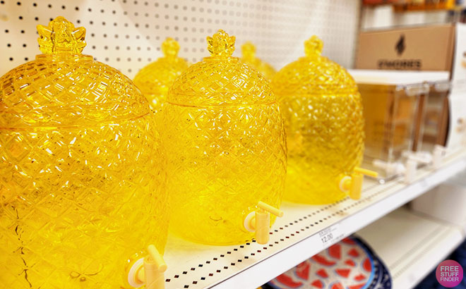 Sun Squad Plastic Pineapple Beverage Dispenser