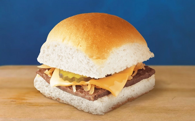 White Castle Cheese Slider