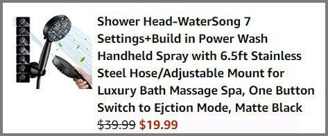 Handheld Shower Head