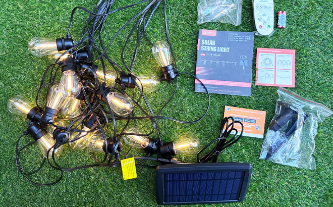 54-Foot Solar String Lights