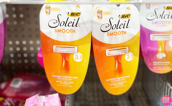 BIC Soleil Smooth Womens Disposable Razors 4 Count