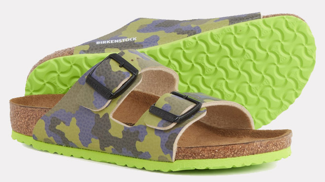 Birkenstock Boys Made in Germany Arizona Sandals Birko flor