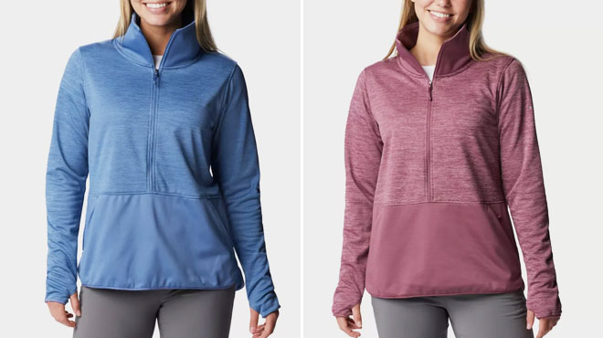 Columbia Womens Sunny Springs Half Zip Fleece