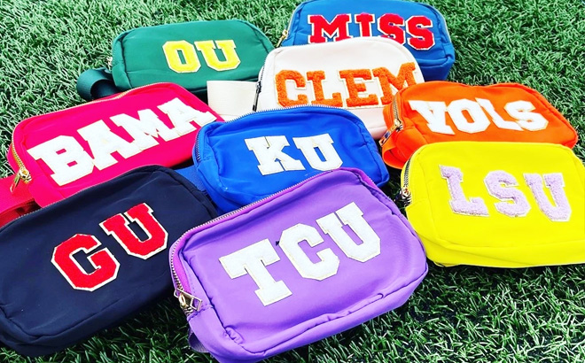 Collegiate-Inspired Crossbody Belt Bags