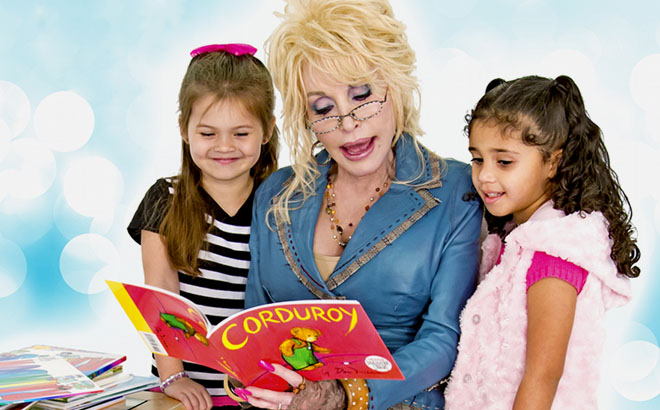 Dolly Parton And Kids Reading