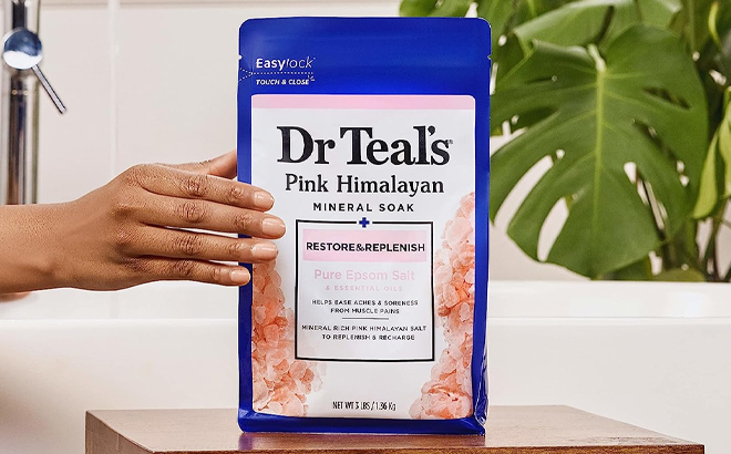 Dr Teals Pink Himalayan Mineral Pure Epsom Soak