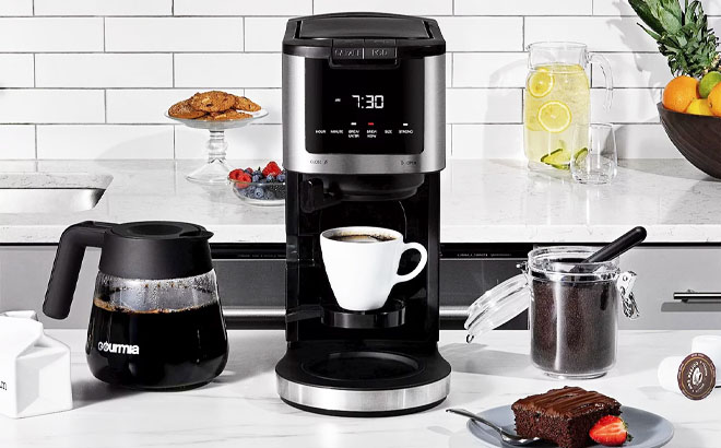 Gourmia 2 in 1 Single Serve 12 Cup Coffee Maker 1