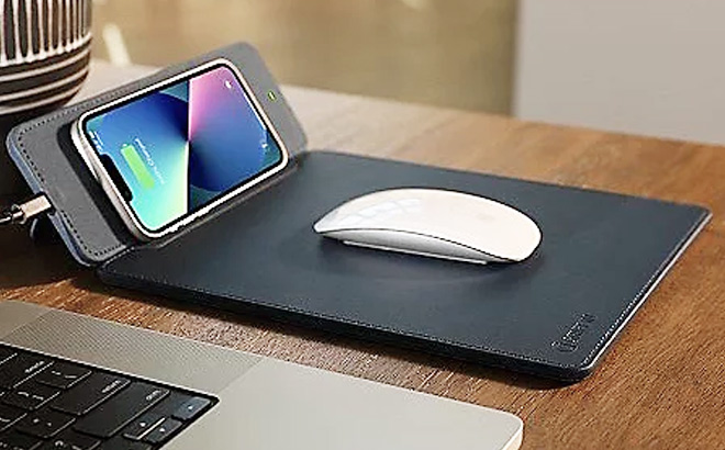 Griffin 10W Leather Wireless Charging Mousepad