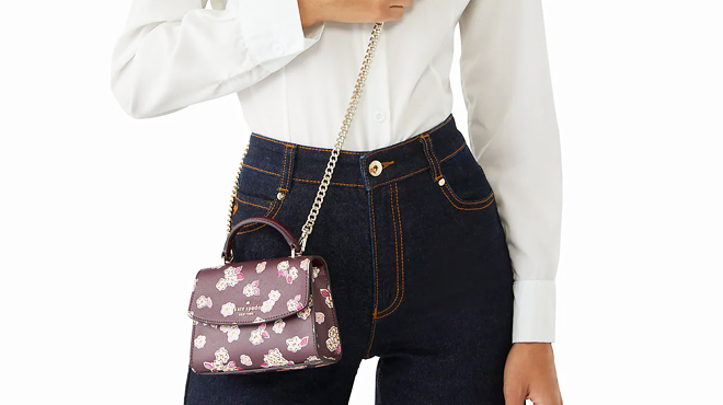 Kate Spade Darcy Micro Satchel in Deep Berry Multi