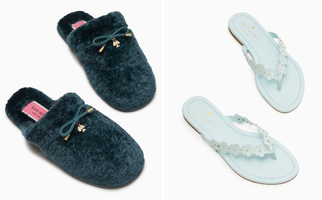 Kate Spade Lucy Slippers and Daisy Sandals