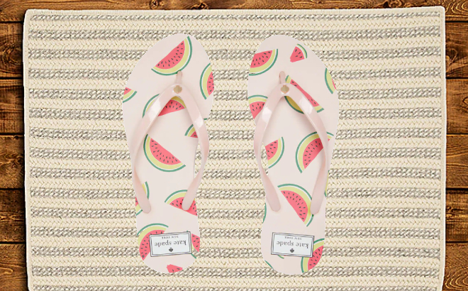 Kate Spade New Fiji Watermelon Flip Flops