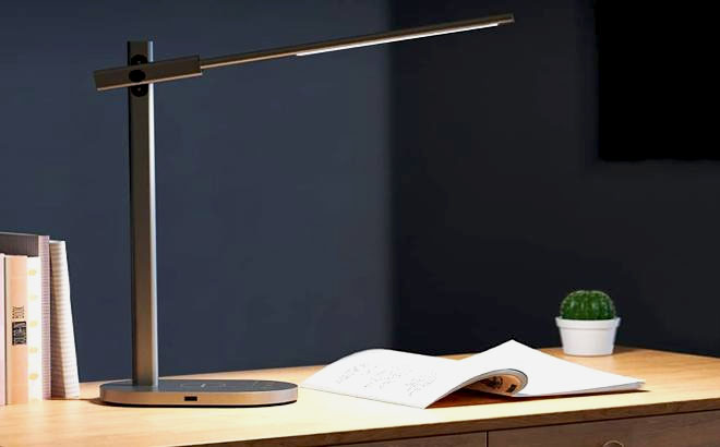 LED Desk Lamp with Wireless Charger