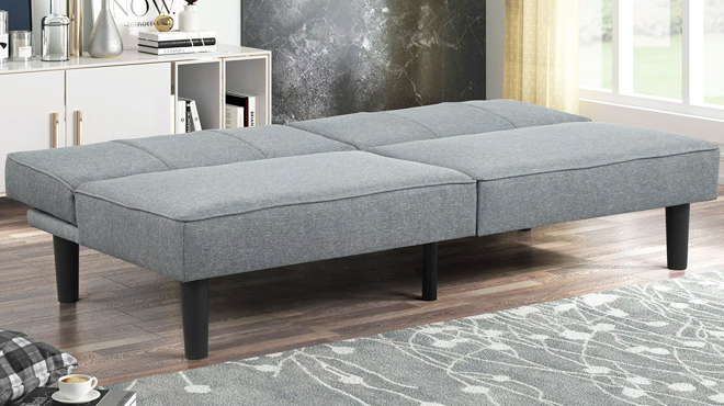 Convertible Sofa Futon 124 Shipped Free Stuff Finder   Mainstays Convertible Studio Futon In Gray Linen 