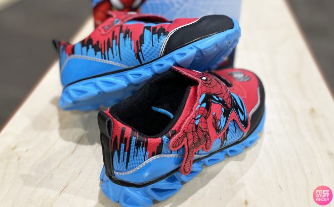 Marvel Kids Spider Man Light-Up Sneakers