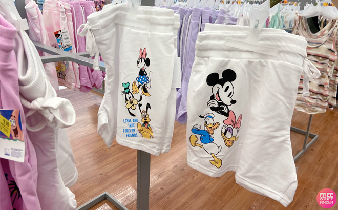 Mickey and Minnie Shorts at Walmart