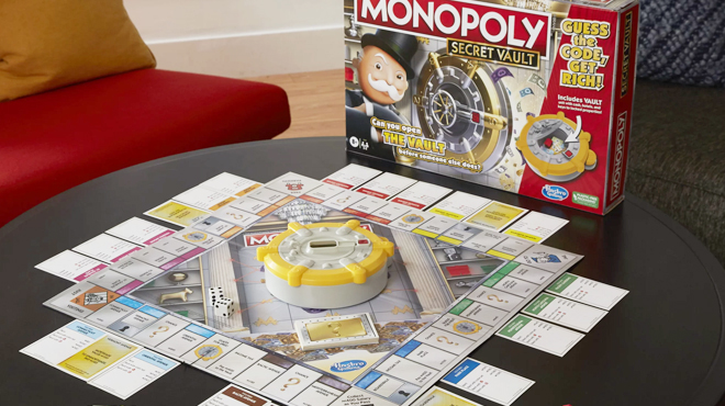 Monopoly Secret Vault Board Game