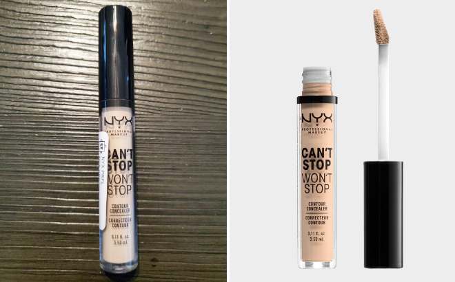 NYX Cant Stop Wont Stop Contour Concealer in Vanilla color