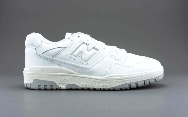 New Balance 550 Mens Shoes in White Color