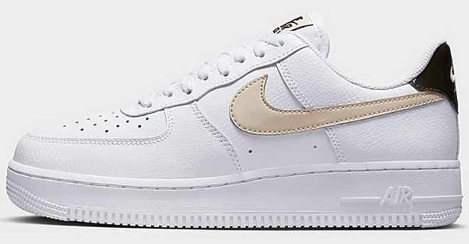 Nike Womens Air Force 1 Low SE Patent Casual Shoes