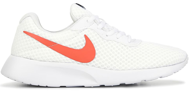 Nike Womens Tanjun Move To Zero White Red Shoes