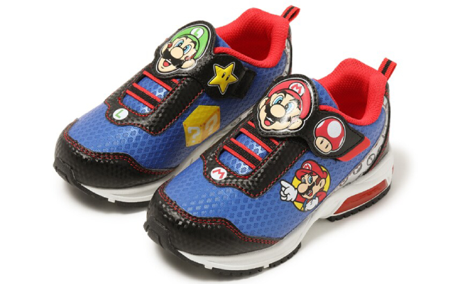 Nintendo Kids Super Mario Light Up Shoes