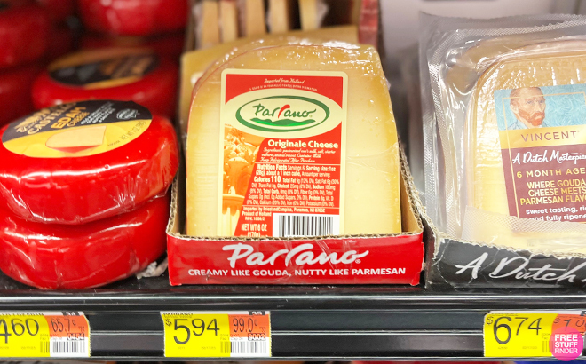 Parrano Originale Cheese on Shelf at Walmart