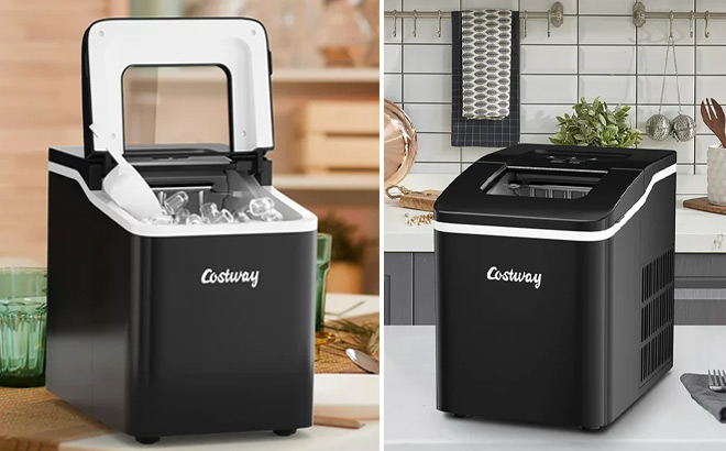 Portable Self Cleaning Ice Maker Machine