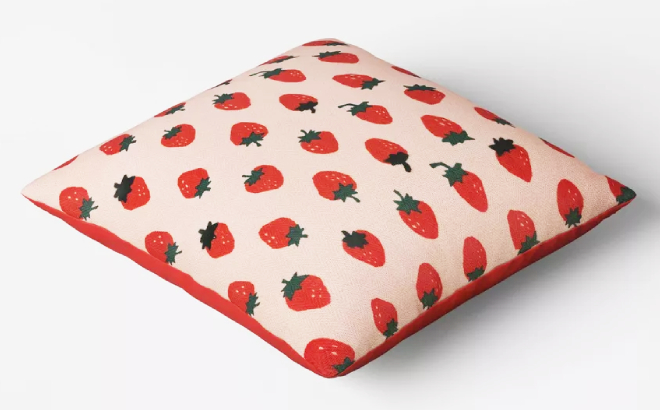 Room Essentials Strawberry Throw Pillow